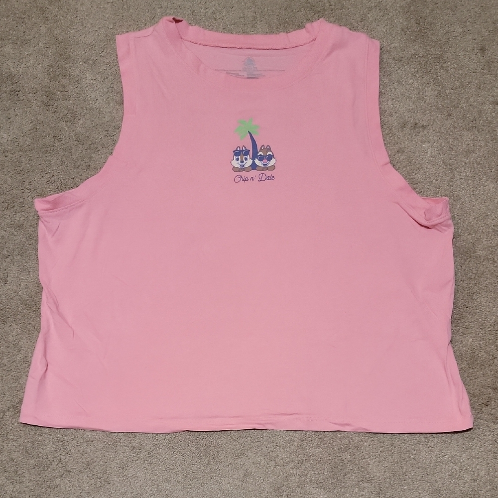 Disney Pink Muscle Tee with Graphic